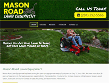 Tablet Screenshot of masonrdlawnequipment.com